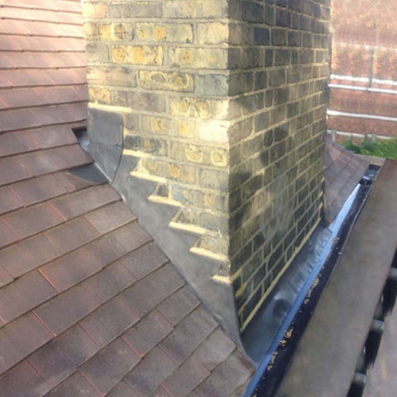 Chimney lead flashing 1